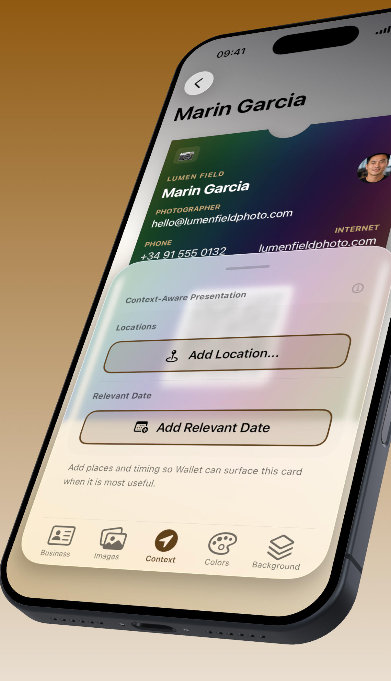 Always Ready - Set Pass Location and Relevant Date Setting a date and or location to a pass allows for your iPhone and Apple Watch to show your Card whenever you need it the most.