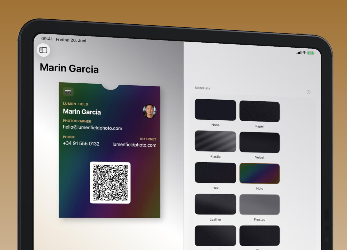 Select Beautiful Materials for Your Pass